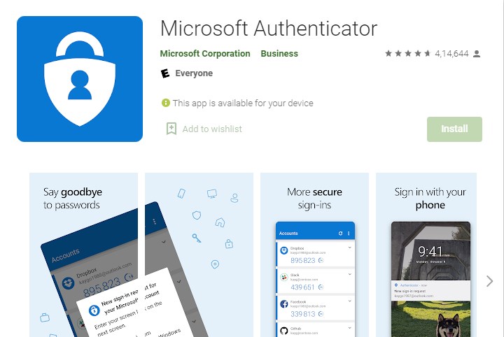 Microsoft Authenticator